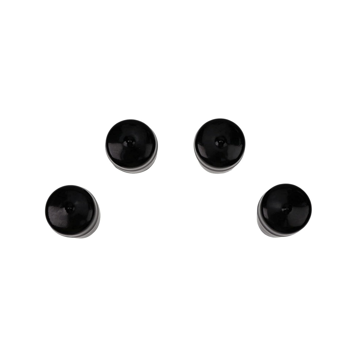 4 Pcs Rubber Wheel Axle Hub Cap 532104757 532175039 104757X428 175139 for Husqvarna AYP Ariens Crafstman Weed Eater Poulan Lawn Mower Tractor - KUDUPARTS