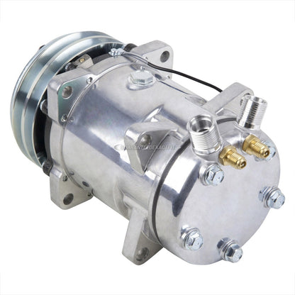 Compresor de aire acondicionado SD510 de 12 V, 2 unidades, 132 mm, 5742 9120 para Volvo 244, 245, 740, 745 y 760