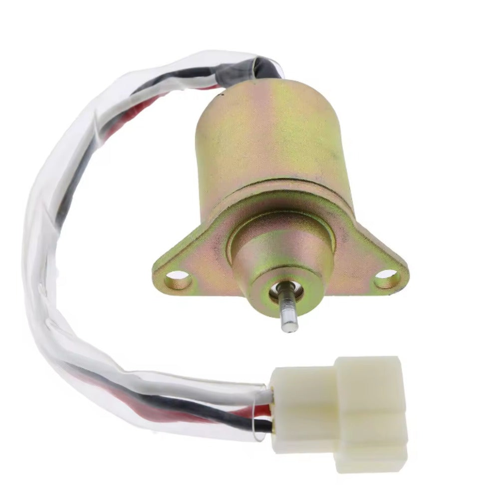 Fuel Stop Solenoid 119285-66500 for Yanmar Komatsu 3D72N Engine Takeuchi TB014 Excavator - KUDUPARTS