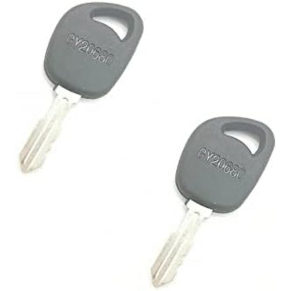 2pcs Ignition Key Fit John Deere L100 L120 D110 D170 Riding Mower GY20680 AM131946 140401 - KUDUPARTS