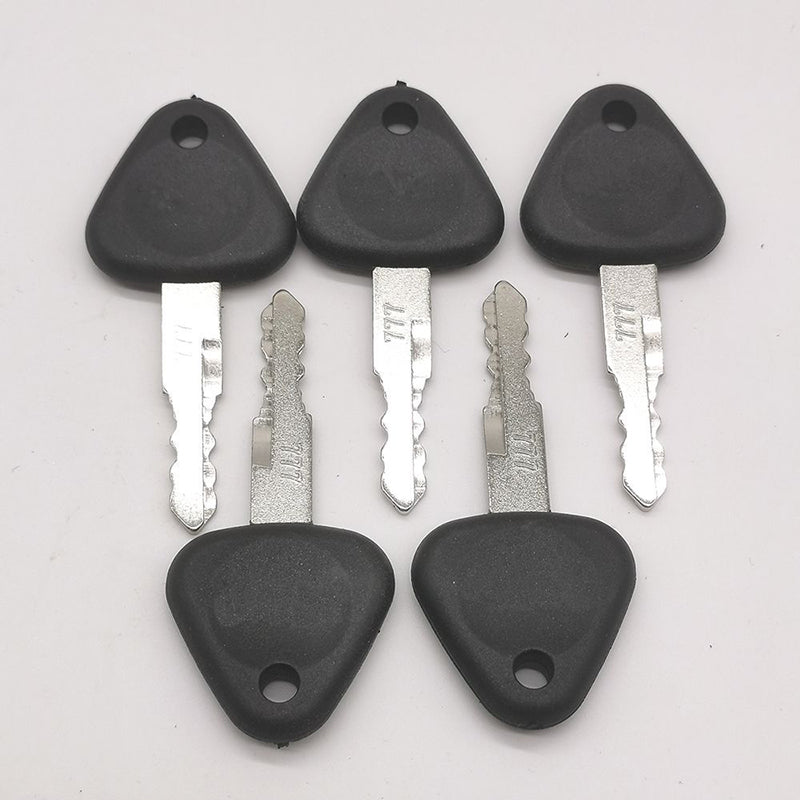 5 Ignition Keys For Volvo, Samsung Excavator Heavy Equipment # 777, 14529178 Ship to US