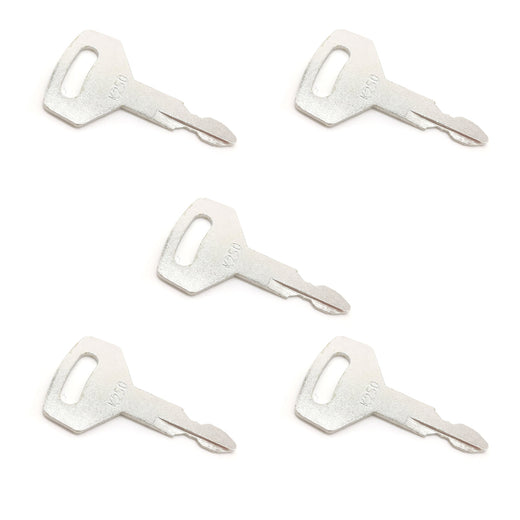 5 Kobelco Excavator, Heavy Equipment Keys OEM Logo K250 fit Case, Kawasaki Ship to US - KUDUPARTS