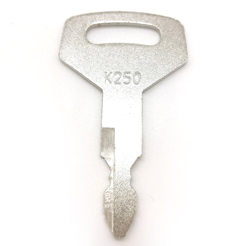 5 Kobelco Excavator, Heavy Equipment Keys OEM Logo K250 fit Case, Kawasaki Ship to US - KUDUPARTS