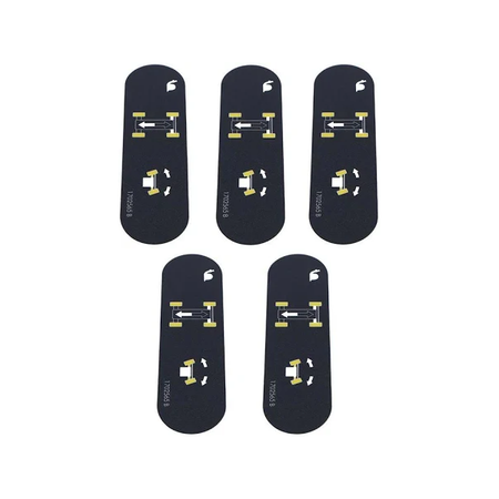 5 PCS Drive Steer Decal 1702565 for JLG Boom Lift 460SJ 600S 601S 800S 600A 450A 1250AJP E300A E400A - KUDUPARTS