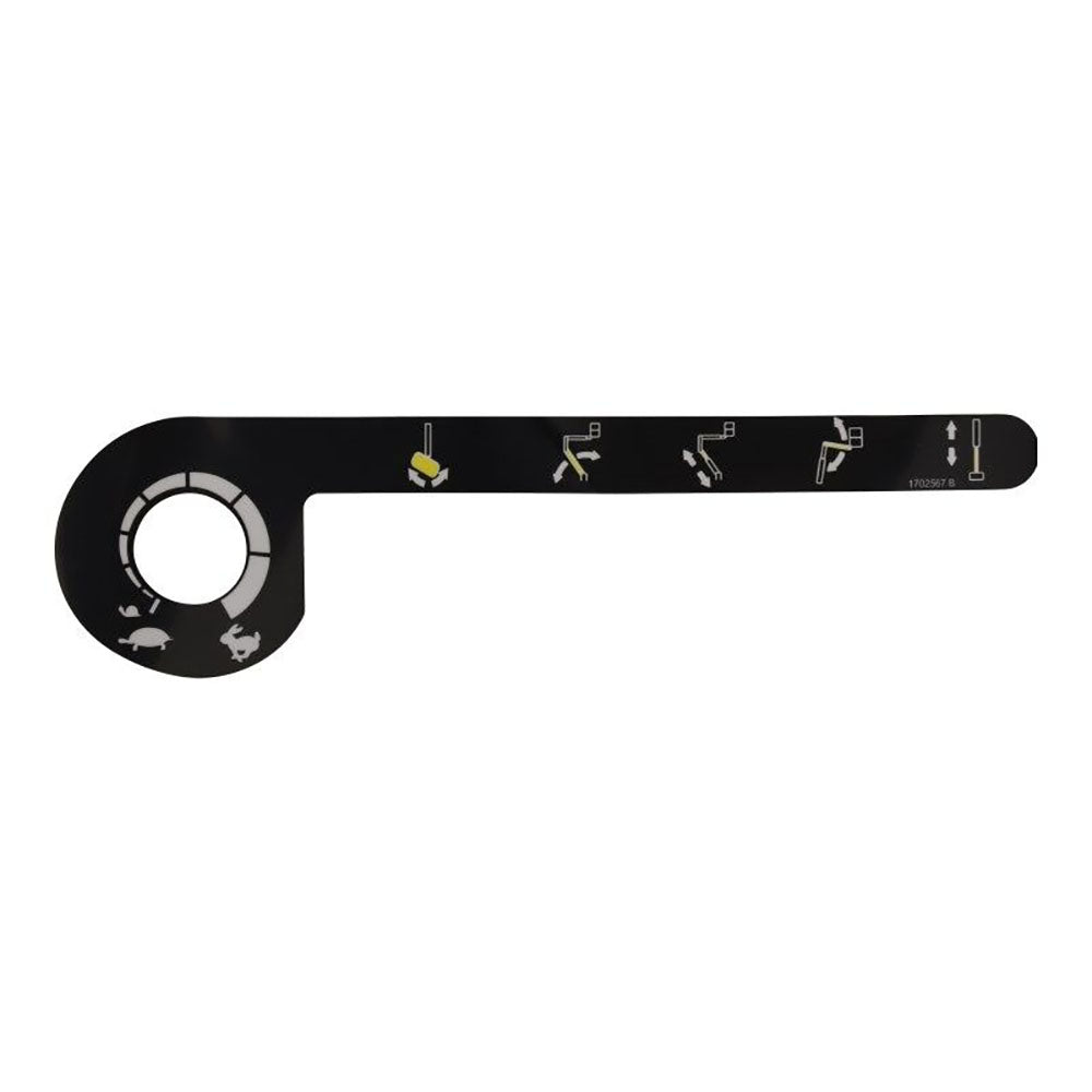5 PCS Function Speed Decal 1702567 for JLG Boom Lift 600S 600SJ 660SJ 680S 800S E600 800A E400A E450AJ - KUDUPARTS