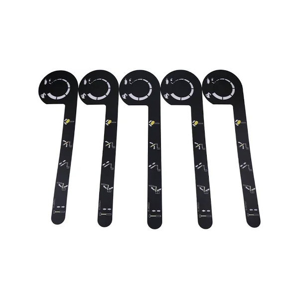 5 PCS Function Speed Decal 1702567 for JLG Boom Lift 600S 600SJ 660SJ 680S 800S E600 800A E400A E450AJ - KUDUPARTS