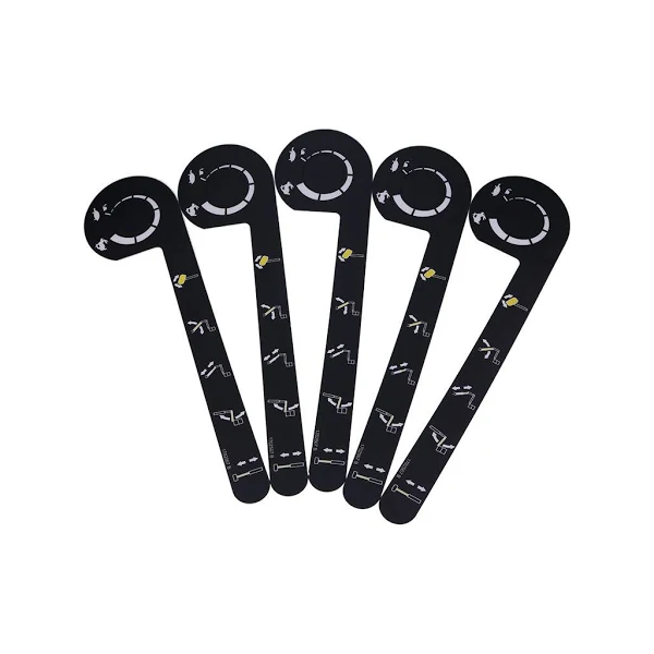 5 PCS Function Speed Decal 1702567 for JLG Boom Lift 600S 600SJ 660SJ 680S 800S E600 800A E400A E450AJ - KUDUPARTS