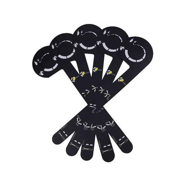 5 PCS Function Speed Decal 1702567 for JLG Boom Lift 600S 600SJ 660SJ 680S 800S E600 800A E400A E450AJ - KUDUPARTS