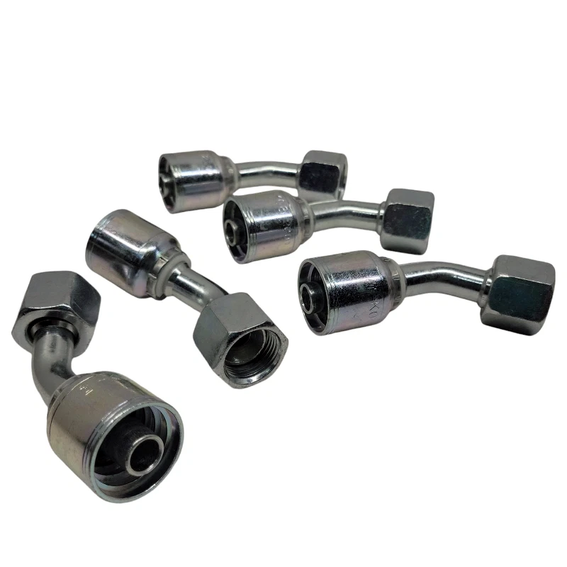 5PCS Hydraulic Hose Fitting With 3/4" Female JIC Swivel 13943-12-12 for Parker - KUDUPARTS