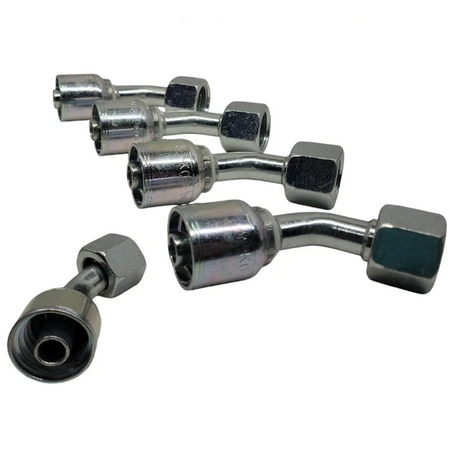 5PCS Hydraulic Hose Fitting With 3/4" Female JIC Swivel 13943-12-12 for Parker - KUDUPARTS