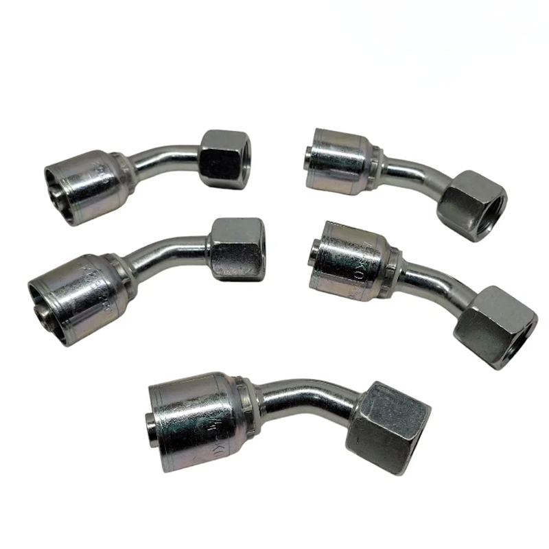 5PCS Hydraulic Hose Fitting With 3/4" Female JIC Swivel 13943-12-12 for Parker