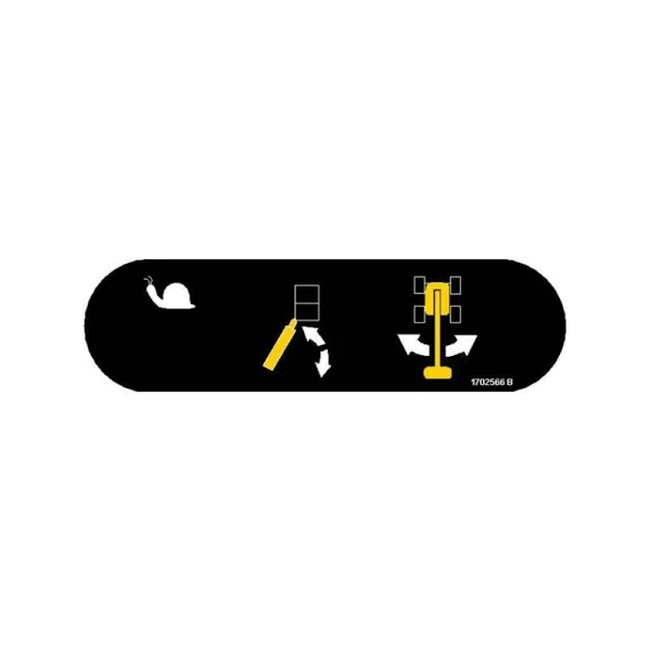 5 PCS Lift Swing Decal 1702566 for JLG Boom Lift 100SX 1100S 1200SJP 1350SJP 1500SJ 600S 601S 800S - KUDUPARTS