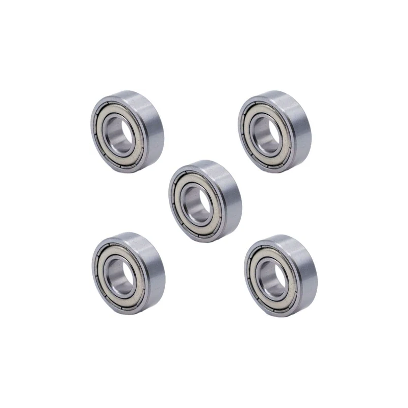 5PCS Shielded Radial Ball Bearing R8ZZ 1/2"x1-1/8"x5/16"