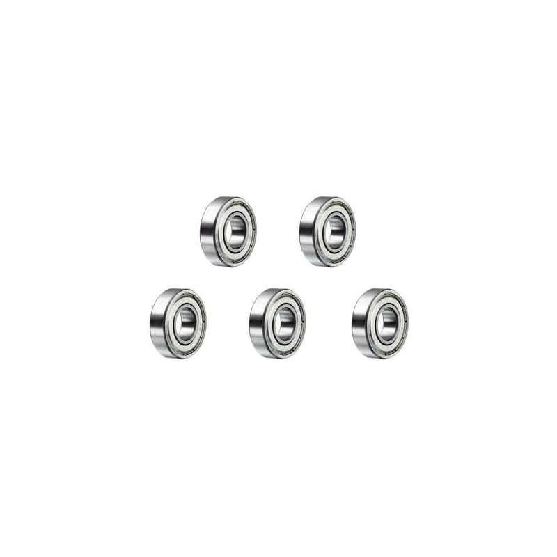 5PCS Shielded Radial Ball Bearing R8ZZ 1/2"x1-1/8"x5/16"