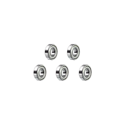 5PCS Shielded Radial Ball Bearing R8ZZ 1/2"x1-1/8"x5/16"
