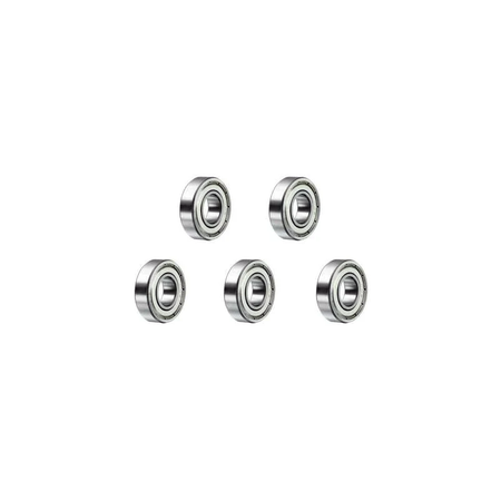 5PCS Shielded Radial Ball Bearing R8ZZ 1/2"x1-1/8"x5/16" - KUDUPARTS