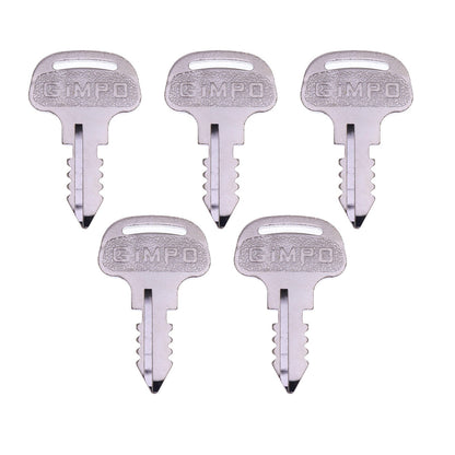 5Pcs Ignition Key 18510-63720 for Kubota Tractor M4900 M5700 M6800 M8200 M9000