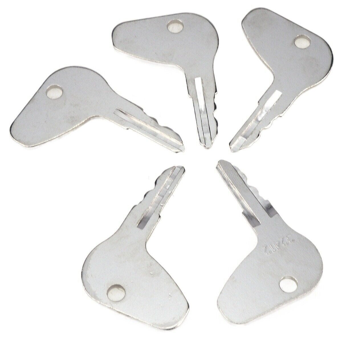 5 llaves de encendido H32412 35260-31852 para tractores Kubota de las series LG y M