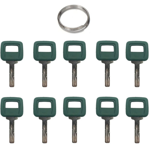 5 Pcs Key for Volvo Clark CASE John Deere Massey Ferguson Bobcat New Holland Heavy Equipment - KUDUPARTS