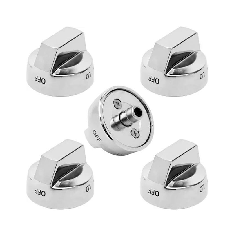 5 Pieces Durable Stove Knob DG68-00377A for Samsung Gas Range NX58F5500SS FX710BGS NX58H9500WS NY58J9850WS