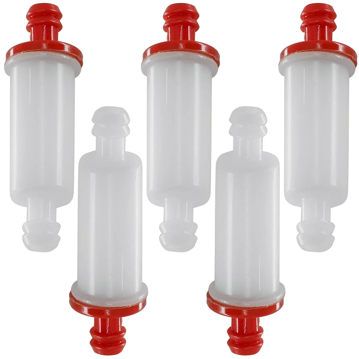 5 Pieces Fuel Filter AM107314 for John Deere Engine 4045 6068 6081 6125 Utility Vehicle Gator XUV620I Snow Blower 1032D 724D 826D