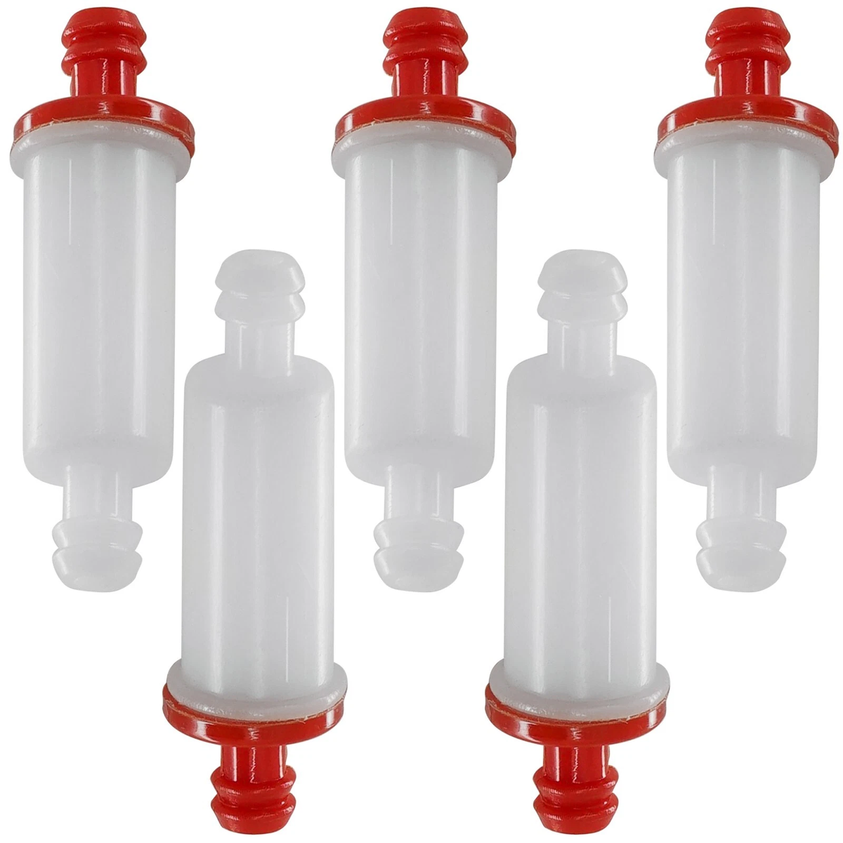 5 Pieces Fuel Filter AM107314 for John Deere Engine 4045 6068 6081 6125 Utility Vehicle Gator XUV620I Snow Blower 1032D 724D 826D - KUDUPARTS