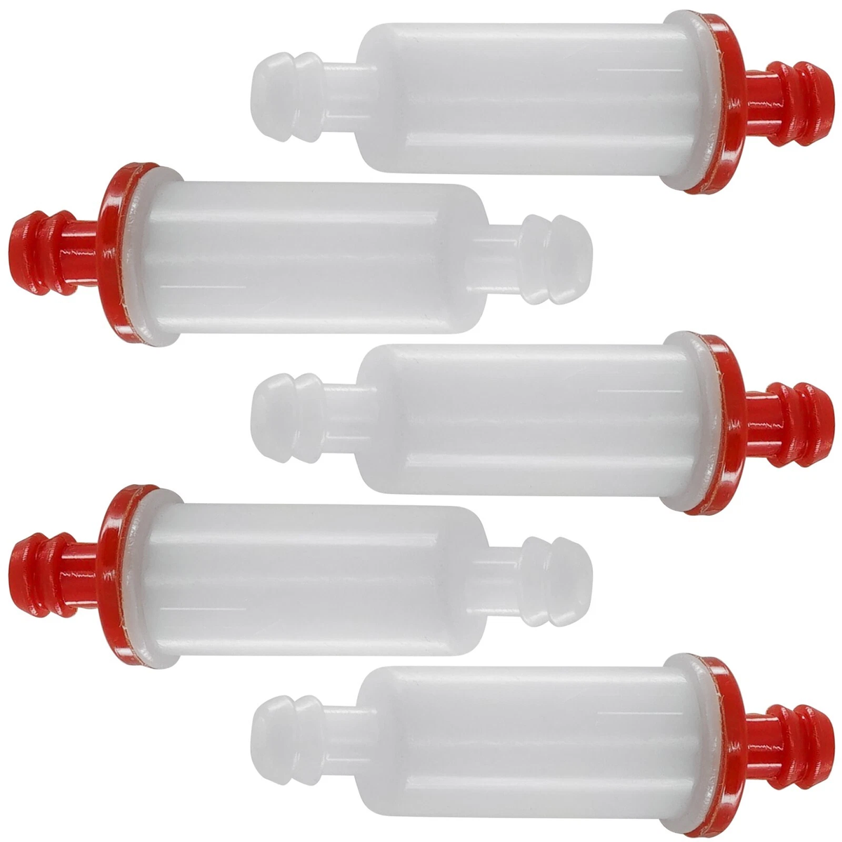 5 Pieces Fuel Filter AM107314 for John Deere Engine 4045 6068 6081 6125 Utility Vehicle Gator XUV620I Snow Blower 1032D 724D 826D - KUDUPARTS