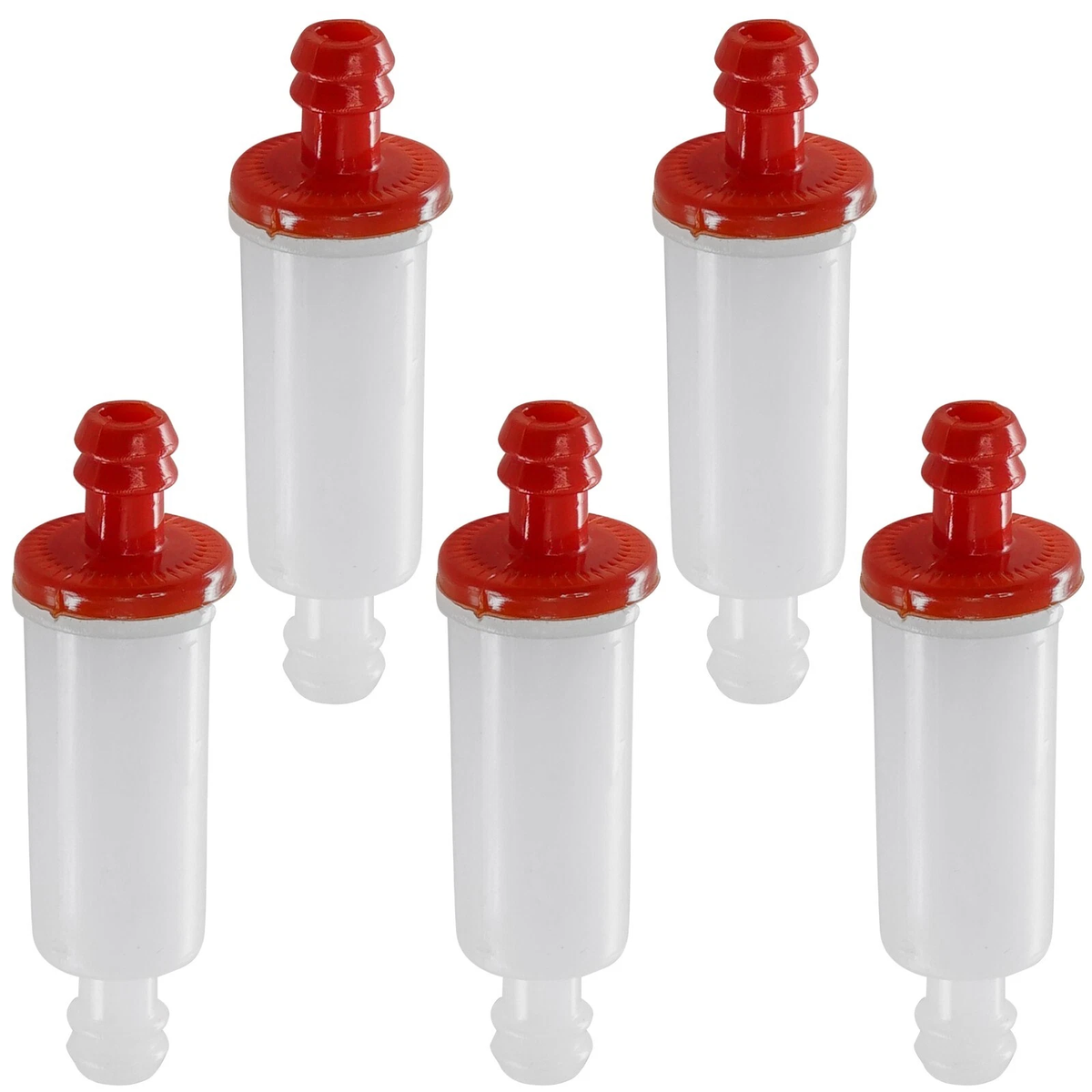 5 Pieces Fuel Filter AM107314 for John Deere Engine 4045 6068 6081 6125 Utility Vehicle Gator XUV620I Snow Blower 1032D 724D 826D - KUDUPARTS