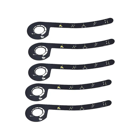 5 Pieces Function Speed Decal 1704422 for JLG Boom Lift E600 M600 E300A E400AJP E450A M400AJP - KUDUPARTS