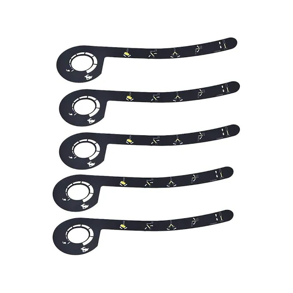 5 Pieces Function Speed Decal 1704422 for JLG Boom Lift E600 M600 E300A E400AJP E450A M400AJP - KUDUPARTS