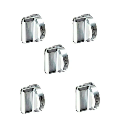 5 Pieces Plastic Burner Knob 316564509 5304502763 for Electrolux DGGF3046RFA DGGF3046RFB Frigidaire DGGF3046RFC FGGF3035RFA Gas Range