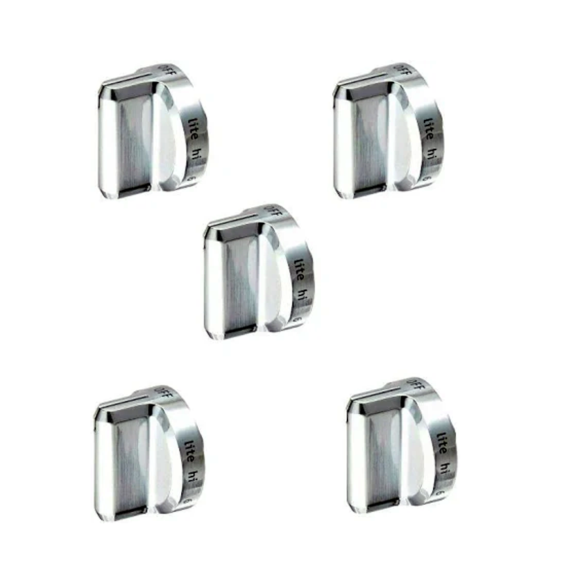 5 Pieces Plastic Burner Knob 316564509 5304502763 for Electrolux DGGF3046RFA DGGF3046RFB Frigidaire DGGF3046RFC FGGF3035RFA Gas Range - KUDUPARTS