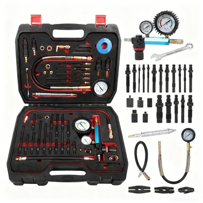 46 Pieces Compression and Leakage Test Kit for HDi TDCi Pumpe Duse Engine