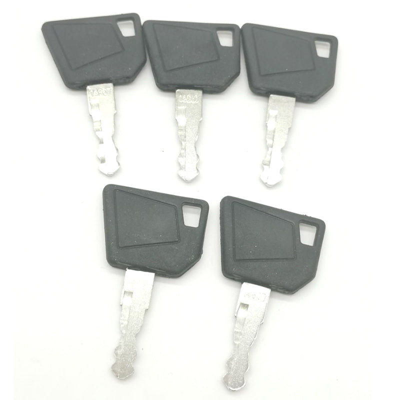 5 JCB Door & Ignition Keys 70145501 33126790 333Y1374 Ship to US - KUDUPARTS