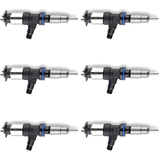 6 Pcs Fuel Injector 370-7281 for Caterpillar CAT Engine C7.1 Excavator 336 - KUDUPARTS
