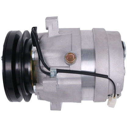 V5 A/C Compressor 5110511 for Mahindra 2555 Kioti DK45 DK55 DK65C DK901C Tractor Bobcat E80 Excavator