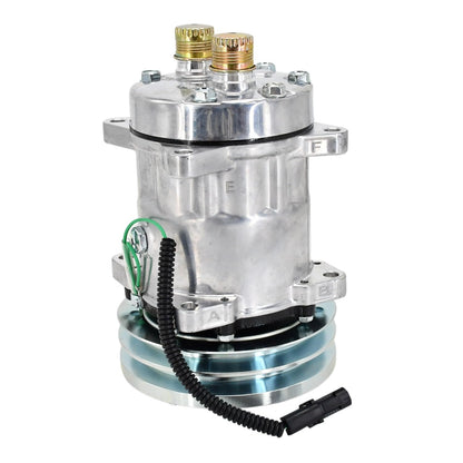 SD7H15 A/C Compressor 86993462 for CASE 2366 2377 2388 2577 2588 5088 5140 650K 750K 850K STX275 STX280 STX325 STX330