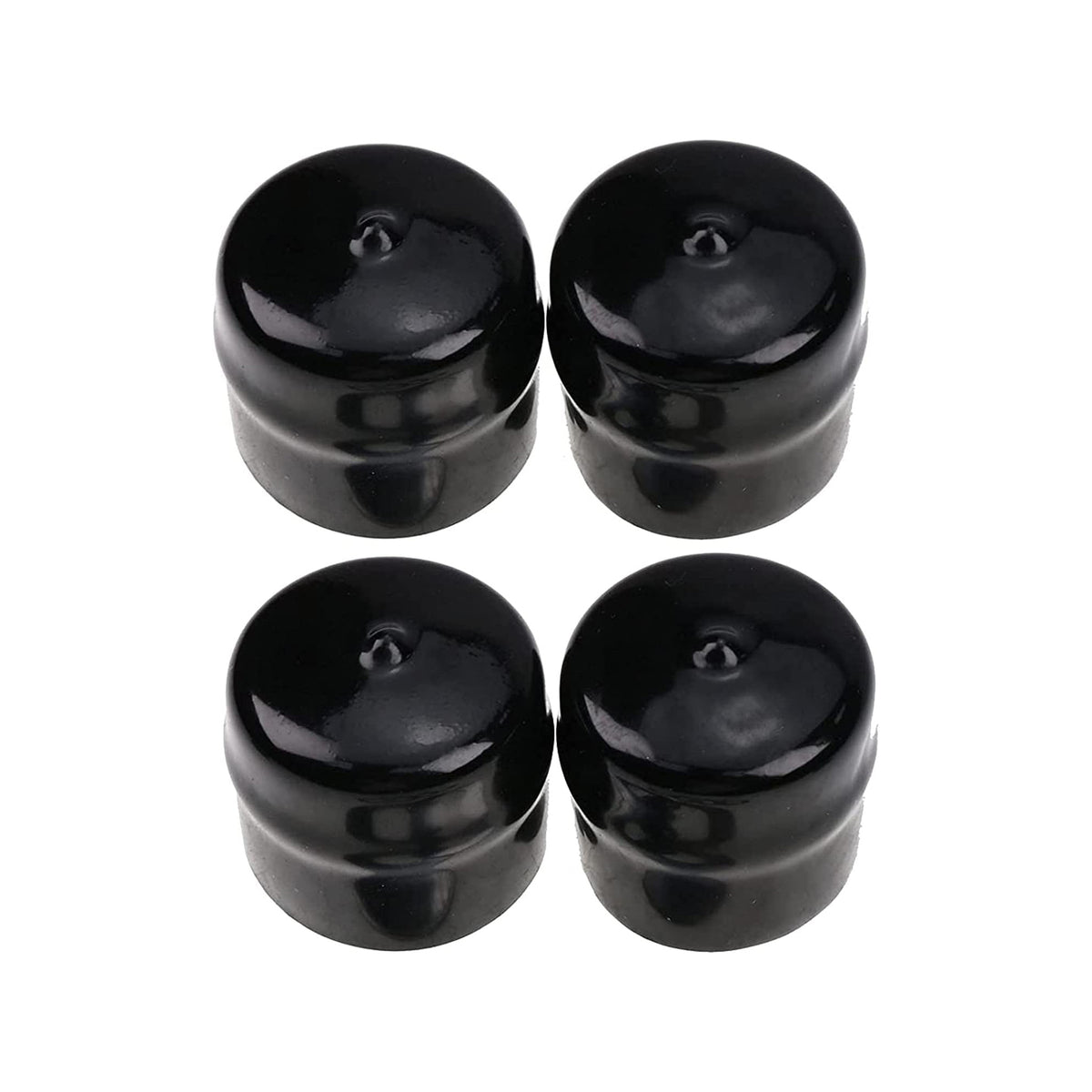 4 Pcs Rubber Wheel Axle Hub Cap 532104757 532175039 104757X428 175139 for Husqvarna AYP Ariens Crafstman Weed Eater Poulan Lawn Mower Tractor - KUDUPARTS