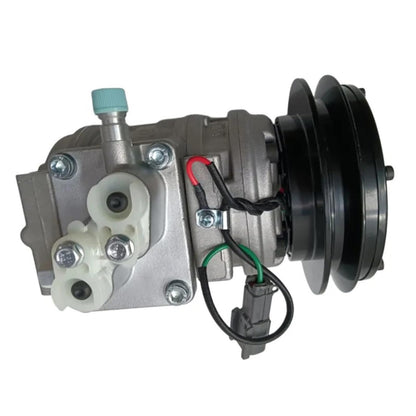 For Komatsu Bulldozer D65E-12 D65EX-12 Air Conditioning Compressor 14X-911-17400 ND047200-4451 - KUDUPARTS