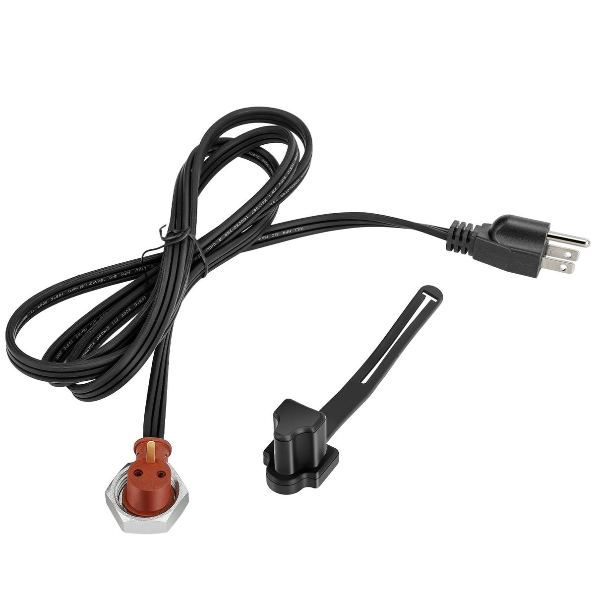 Block Heater Cord 251919 6B018 for 1989-2023 Dodge Ram 5.9 6.7 L Cummins 95-16 Ford 7.3 6.0 6.4 6.7 L Powerstroke Engine - KUDUPARTS