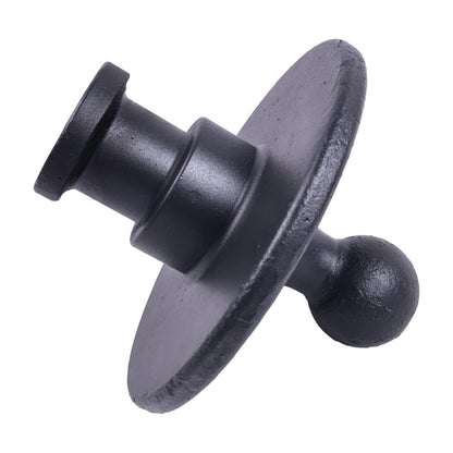 Adaptador de receptor de remolque de bola de cuello de cisne de 2-5/16 pulgadas a pivote central 2085295 para quinta rueda de remolque de tractor