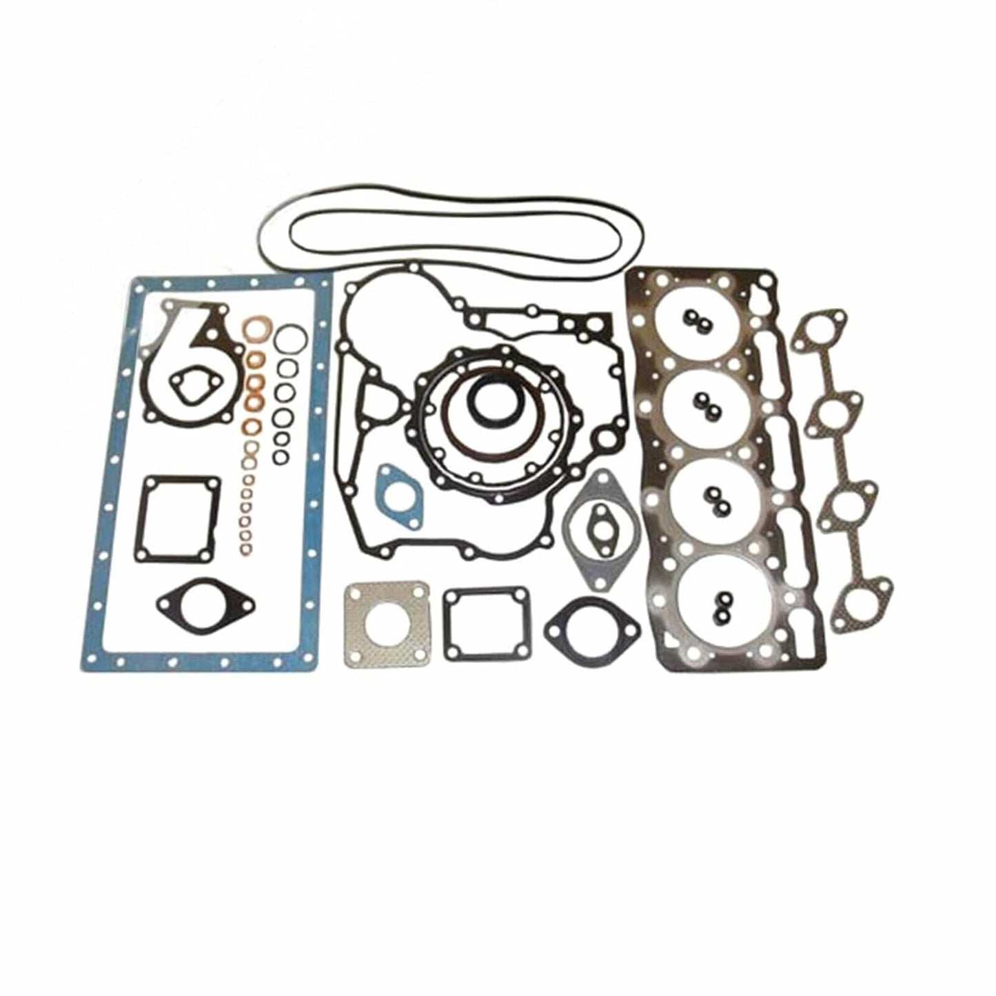 Complete Cylinder Head Assy+Full Gasket Kit Compatible with Kubota V1505T/B3200HSD - KUDUPARTS