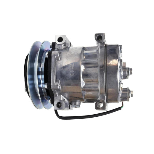 SD7H13 A/C Compressor 47759181 for CASE Crawler Excavator CX130D CX160D CX180D CX210D CX230D CX240D CX250D CX300D - KUDUPARTS