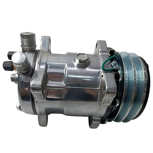 SD5H14HD A/C Compressor VOE11007314 for Volvo Wheel Loader L120C L150C L180C L50C L70C L90C - KUDUPARTS