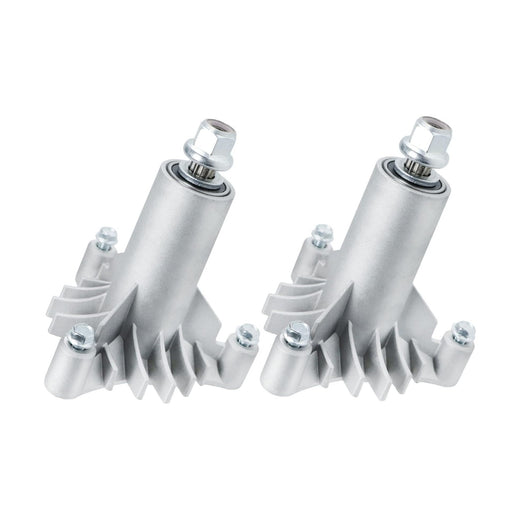 2 Pieces Spindle Mandrel Assembly 130794 532130794 539110158 for Poulan Electrolux AYP Husqvarna Jonsered Craftsman Ryobi Lawn Tractor - KUDUPARTS