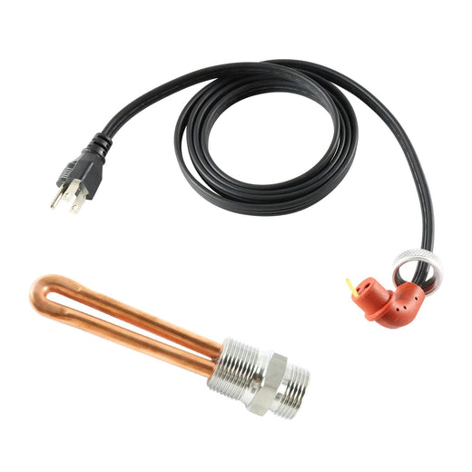 120V 750W 3/4" NPT Block Heater Kit 3500022 for Cummins Engine 5.9L 6.7L Dodge Ram Pickup Truck 2500 3500 4500 5500 - KUDUPARTS