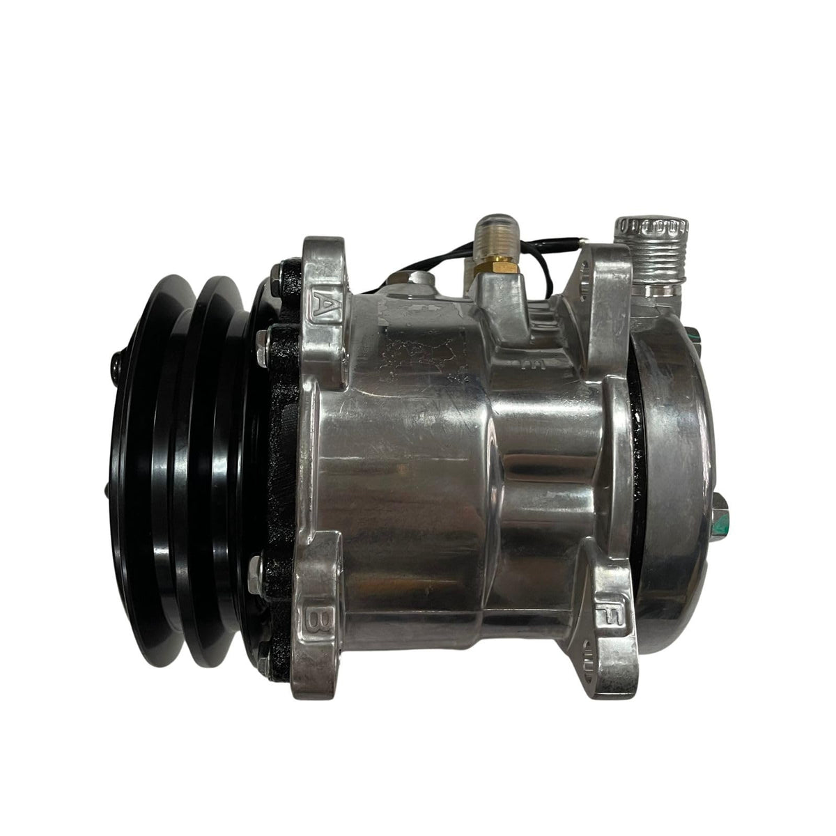 12V SD5H09 A/C Compressor 345-4547 for Caterpillar CAT 259D 279D 289D 299D 257D 277D 287D 236D 246D - KUDUPARTS