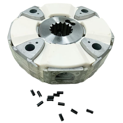 110H Coupling Assembly With Hub 4191663 for Hitachi Excavator EX300 EX300-5 EX300LC-3 EX310H-3C EX350K-5 EX370HD-5 ZX330 ZX350K - KUDUPARTS