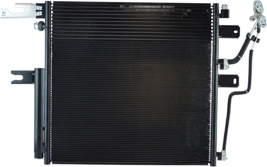 A/C Condenser And Transmission Cooler 68312697AC 68312697AD 68312697AA 68312697AB for Dodge Ram 1500 2020-2024 1500 Classic 2020-2022 - KUDUPARTS