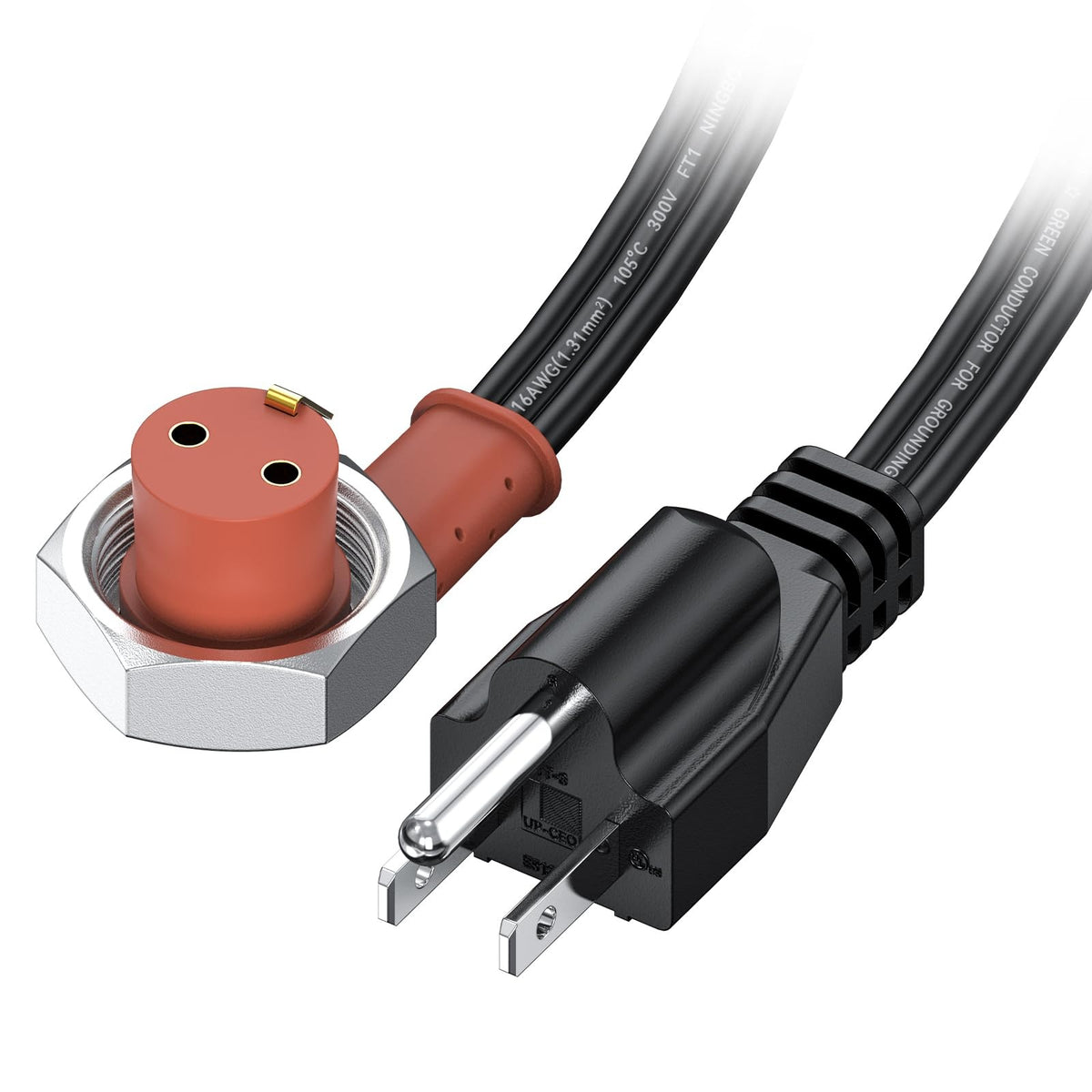 Block Heater Cord 251919 6B018 for 1989-2023 Dodge Ram 5.9 6.7 L Cummins 95-16 Ford 7.3 6.0 6.4 6.7 L Powerstroke Engine - KUDUPARTS